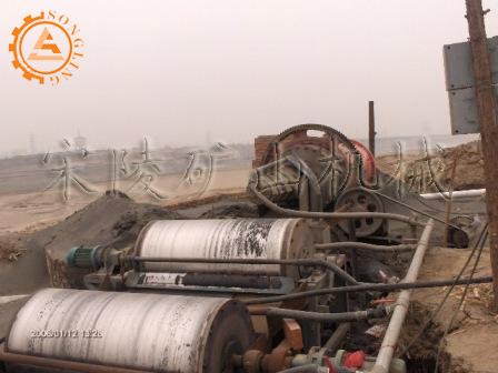 河沙磁選設(shè)備現(xiàn)場